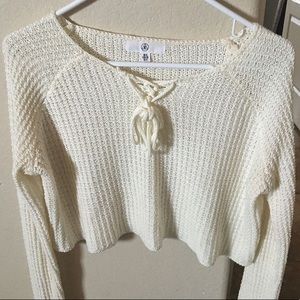 Misguided cream sweater